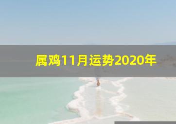 属鸡11月运势2020年,1981年属鸡2020年每月运势