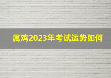 属鸡2023年考试运势如何,属相鸡在2023年的运势