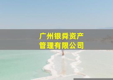 广州银舜资产管理有限公司