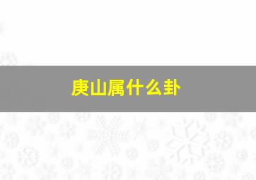 庚山属什么卦,胡八一解释什么是天星风水