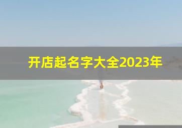 开店起名字大全2023年,2023年洋气的网店名字大全积极大气的店铺名字