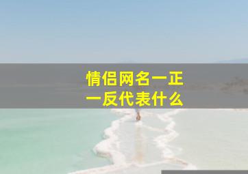 情侣网名一正一反代表什么,2022情侣网名霸气恩爱(精选100句)