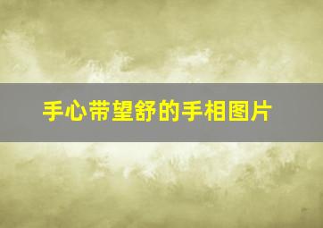 手心带望舒的手相图片,心手相望是什么意思