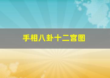 手相八卦十二宫图,手相八卦九宫分解图