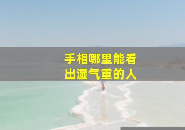 手相哪里能看出湿气重的人,手诊湿气重看哪里