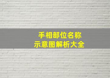 手相部位名称示意图解析大全,手相图解对应身体器官