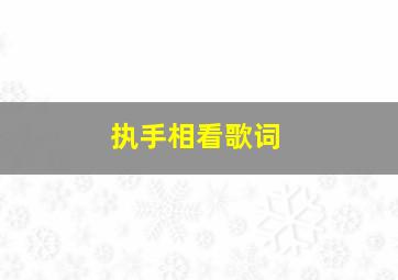 执手相看歌词,执手相看泪眼是什么歌