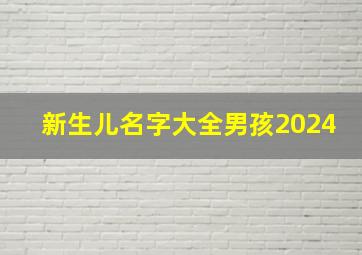 新生儿名字大全男孩2024,新生儿名字大全男孩姓张