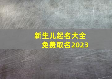 新生儿起名大全免费取名2023,2023兔年新生儿取名