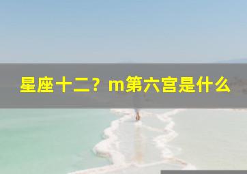 星座十二？m第六宫是什么