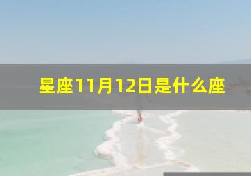 星座11月12日是什么座,11月12日啥星座?