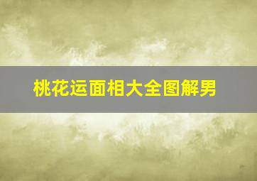 桃花运面相大全图解男,桃花运面相大全图解男生