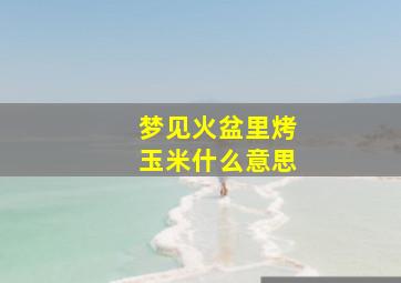 梦见火盆里烤玉米什么意思,梦见烧火烤玉米棒是什么意思