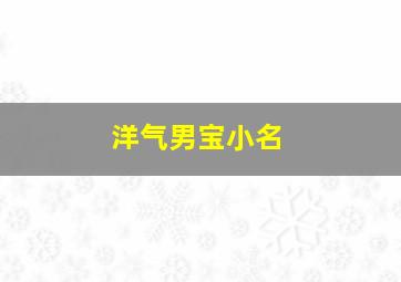 洋气男宝小名,男宝起小名字洋气点的