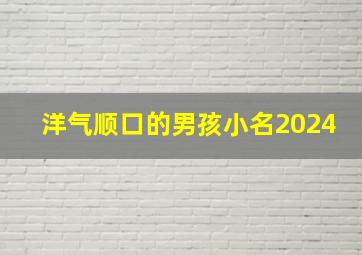 洋气顺口的男孩小名2024,洋气顺口的男孩小名二胎