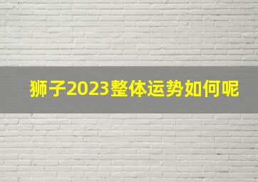 狮子2023整体运势如何呢,狮子座2023年7月运势