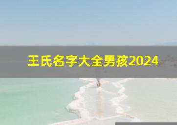 王氏名字大全男孩2024,王氏名字大全男孩2024属兔