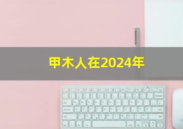 甲木人在2024年