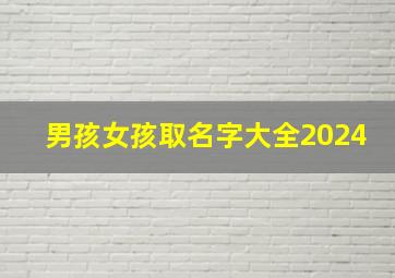 男孩女孩取名字大全2024,男孩女孩取名字大全2024属兔