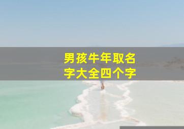 男孩牛年取名字大全四个字,牛年男宝宝取名四字