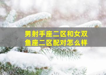 男射手座二区和女双鱼座二区配对怎么样,射手座与双鱼座配不配配对指数分析