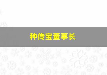 种传宝董事长,张三丰的简介