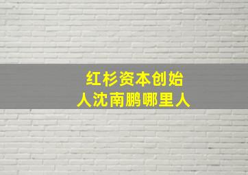 红杉资本创始人沈南鹏哪里人,沈南鹏和景甜什么关系