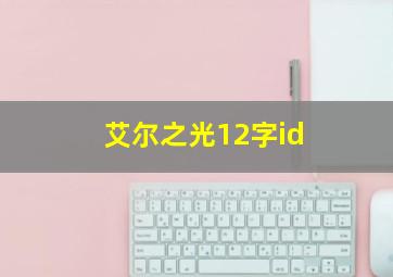 艾尔之光12字id,艾尔之光名字加长