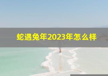 蛇遇兔年2023年怎么样,77年属蛇女命2023年财运怎么样46岁兔年事业运