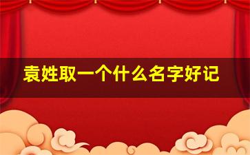 袁姓取一个什么名字好记,袁姓起什么名字好听