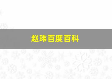 赵玮百度百科,论文脚注的格式