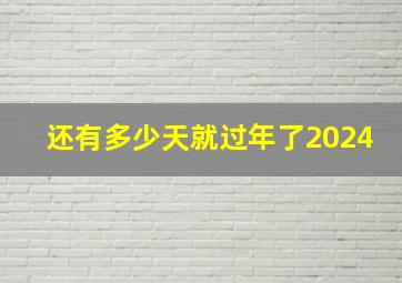 还有多少天就过年了2024,还有多少天就过年了提前住新年快乐