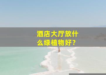 酒店大厅放什么绿植物好？,酒店大厅适合放什么花