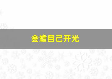 金蟾自己开光,金蟾自己开光方法图解