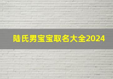 陆氏男宝宝取名大全2024,陆姓男宝宝名字大全