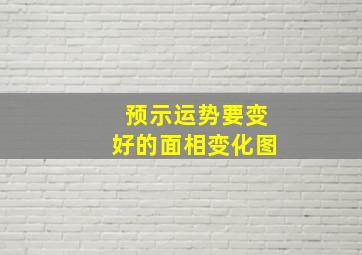 预示运势要变好的面相变化图,预示运气好的句子