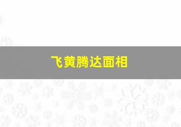 飞黄腾达面相,飞黄腾达是贬义吗