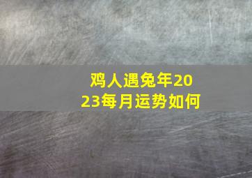 鸡人遇兔年2023每月运势如何,2023年兔年对属鸡的生肖有影响吗易有感情危机应多留心