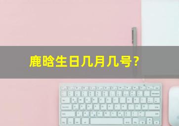 鹿晗生日几月几号？,鹿晗生日几月几号