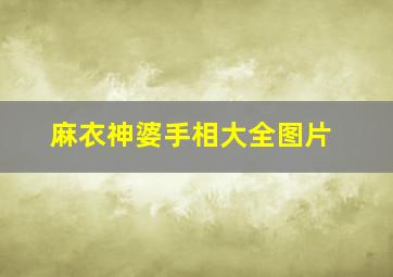 麻衣神婆手相大全图片,麻衣神婆手相大全图片男