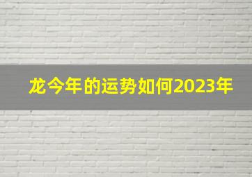 龙今年的运势如何2023年,属龙2023运势及运程详解