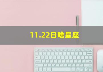 11.22日啥星座,11.22什么星座呀