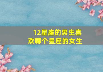 12星座的男生喜欢哪个星座的女生,12星座男生喜欢什么样的女生