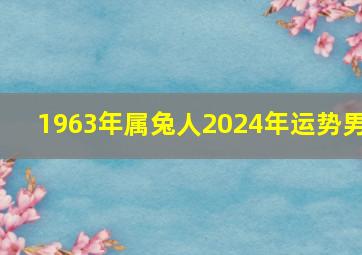 1963年属兔人2024年运势男,1963年属兔2024年运势男