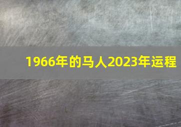 1966年的马人2023年运程,1966年属马女2023年的命运动摇大吗