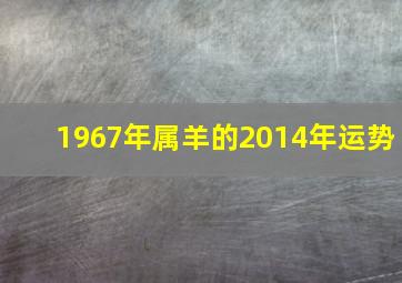 1967年属羊的2014年运势,1967年属羊2024年运势及每月运程