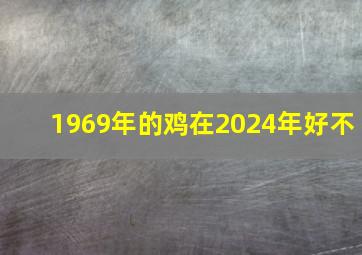 1969年的鸡在2024年好不,69年属鸡55岁三大坎坷