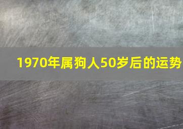 1970年属狗人50岁后的运势,70年出生的53岁属狗人2023年每月运势跌宕起伏