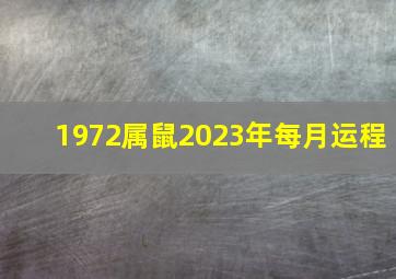 1972属鼠2023年每月运程,72年的鼠女在2023年的运势如何呢