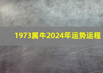 1973属牛2024年运势运程,1973年属牛人2024年运势